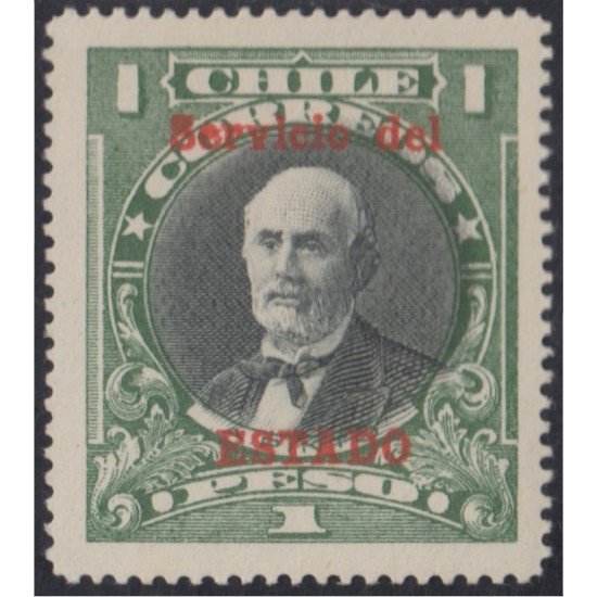 Chile Servicio del Estado 24 1928 Timbres postales de 1915-1927 MH Chile Servicio del Estado 24 1928 Timbres postales de 1915-1927 MH