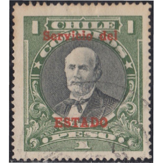 Chile Servicio del Estado 24 1928 Timbres postales de 1915-1927 usado Chile Servicio del Estado 24 1928 Timbres postales de 1915-1927 usado