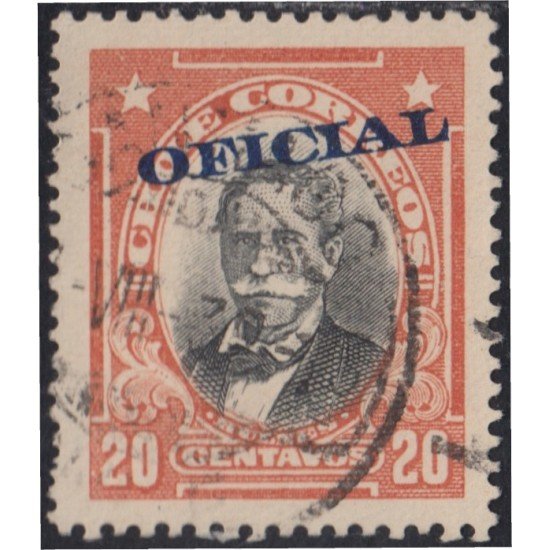 Chile Servicio del Estado 27 1928 Timbres postales de 1915-1927 usados Chile Servicio del Estado 27 1928 Timbres postales de 1915-1927 usados