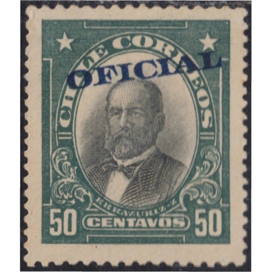 Chile Servicio del Estado 28 1928 Timbres postales de 1915-1927 MH Chile Servicio del Estado 28 1928 Timbres postales de 1915-1927 MH