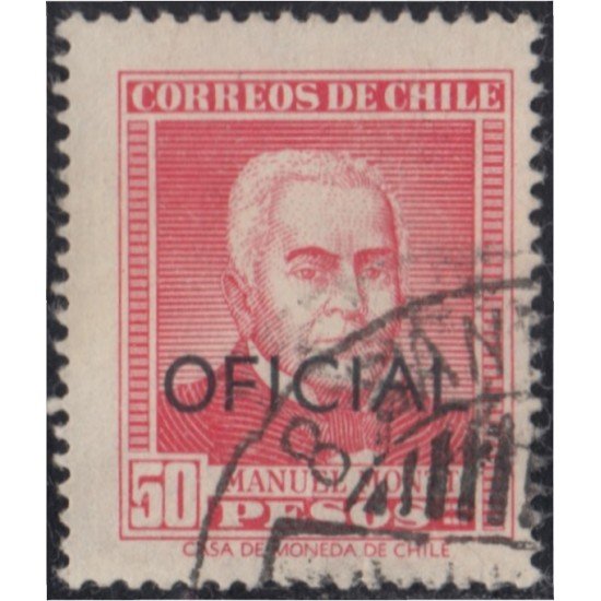 Chile Servicio del Estado 66 1956/58 Timbres postales de 1956-1957 usados Chile Servicio del Estado 66 1956/58 Timbres postales de 1956-1957 usados