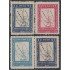 Paraguay 245/48 1924 Serie antigua Litografías MNH