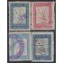 Paraguay 245/48 1924 Serie antigua Litografías usados
