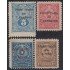 Paraguay 257/60 1926 Timbres de 1910-13 MH
