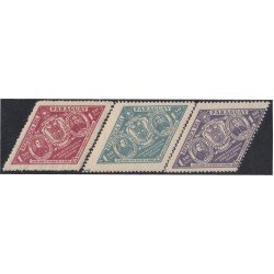 Paraguay 320/22 1930 Primer arzobispo J.S. Bogarín MH Paraguay 320/22 1930 Primer arzobispo J.S. Bogarín MH