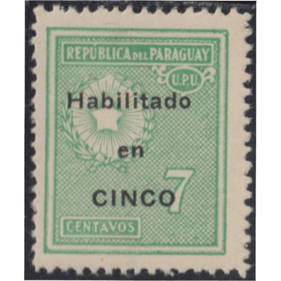 Paraguay 323 1930 UPU Unión Postal Universal MH Paraguay 323 1930 UPU Unión Postal Universal MH