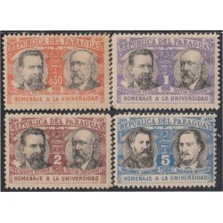 Paraguay 371/74 1939/40 Presidente Escobar y Dr Zubizarreta MH Paraguay 371/74 1939/40 Presidente Escobar y Dr Zubizarreta MH