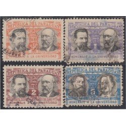Paraguay 371/74 1939/40 Presidente Escobar y Dr Zubizarreta usados Paraguay 371/74 1939/40 Presidente Escobar y Dr Zubizarreta usados