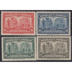 Paraguay 382/85 1939 Feria Mundial de Nueva York MNH Paraguay 382/85 1939 Feria Mundial de Nueva York MNH