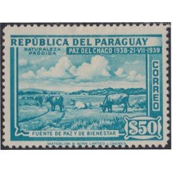 Paraguay 392 1940 Paz del Chaco Naturaleza MNH Paraguay 392 1940 Paz del Chaco Naturaleza MNH