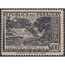Paraguay 393 1940 Paz del Chaco El Piraretá MNH Paraguay 393 1940 Paz del Chaco El Piraretá MNH