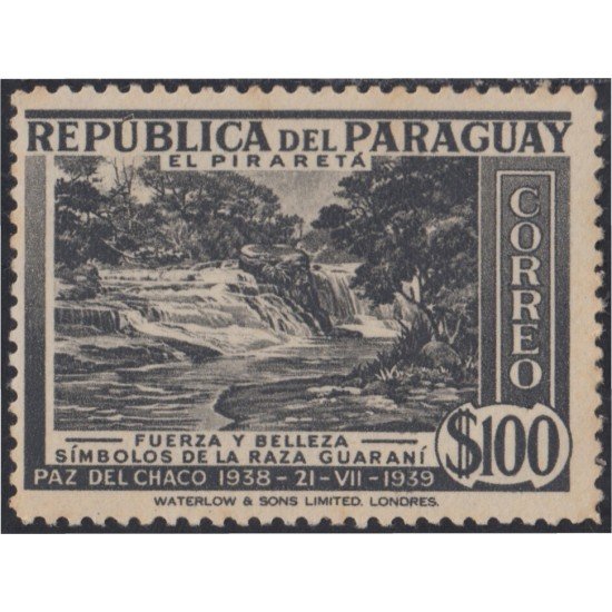 Paraguay 393 1940 Paz del Chaco El Piraretá MNH Paraguay 393 1940 Paz del Chaco El Piraretá MNH