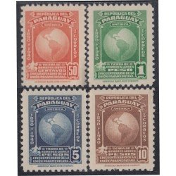 Paraguay 394/97 1940 América Tierra de hombres libres MNH Paraguay 394/97 1940 América Tierra de hombres libres MNH