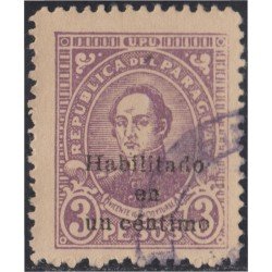Paraguay 426 1943 Vicente Ignacio Iturbe usados Paraguay 426 1943 Vicente Ignacio Iturbe usados