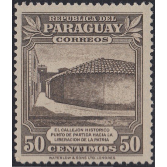 Paraguay 435 1944/45 Callejón Histórico MNH Paraguay 435 1944/45 Callejón Histórico MNH