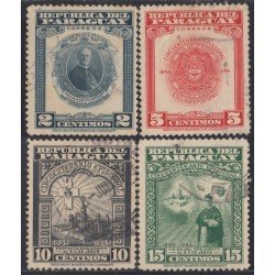 Paraguay 469/72 1947 Cincuentenario Episcopal usados Paraguay 469/72 1947 Cincuentenario Episcopal usados