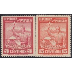 Paraguay 473/74 1948 Homenaje al Pynandi MNH Paraguay 473/74 1948 Homenaje al Pynandi MNH