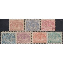 Paraguay 486/92 1952 Faro de Colón MH Paraguay 486/92 1952 Faro de Colón MH