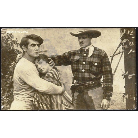 España Spain Postal Antigua Cine Liberta por E. Polo