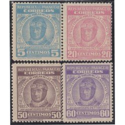 Paraguay 493/96 1954 Aviador Silvio Pettirossi MNH Paraguay 493/96 1954 Aviador Silvio Pettirossi MNH