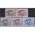 Paraguay 506/10 1955 Presidentes Stroessner y Perón MH