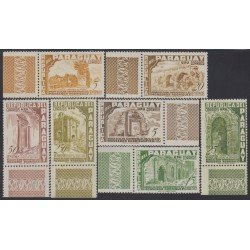 Paraguay 511/17 1955 Guaraníes Monseñor Rodríguez Bodas de Plata MH Paraguay 511/17 1955 Guaraníes Monseñor Rodríguez Bodas de Plata MH