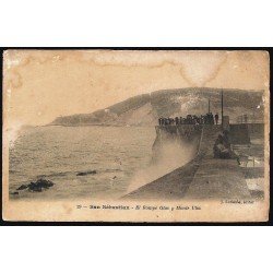 España Spain Postal Antigua San Sebastián - Rompeolas J. Latieule España Spain Postal Antigua San Sebastián - Rompeolas J. Latieule