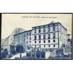 España Spain Postal Antigua Alhama de Aragón - Baños de San Roque España Spain Postal Antigua Alhama de Aragón - Baños de San Roque