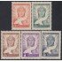 Paraguay 605/09 1961 150 Años de la Independencia Paz de Chaco MNH