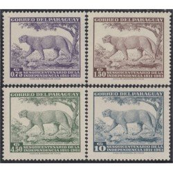 Paraguay 610/13 1961 Puma MNH Paraguay 610/13 1961 Puma MNH