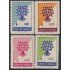 Paraguay 631/34 1961 Año Mundial del Refugiado MNH