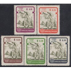 Paraguay 648/52 1962 Homenaje a los Boy Scouts MNH Paraguay 648/52 1962 Homenaje a los Boy Scouts MNH
