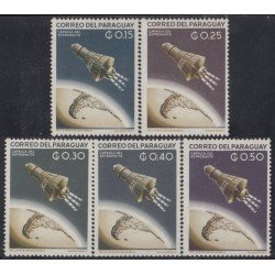 Paraguay 693/97 1962 Cápsula del Astronauta MNH Paraguay 693/97 1962 Cápsula del Astronauta MNH