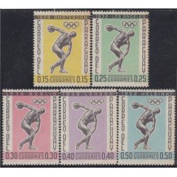 Paraguay 704/08 1963 Juegos olímpicos MNH Paraguay 704/08 1963 Juegos olímpicos MNH