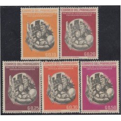 Paraguay 714/18 1963 Tablero de Instrumentos de la cápsula Astronáutica MNH Paraguay 714/18 1963 Tablero de Instrumentos de la cápsula Astronáutica MNH