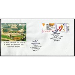 España 3330 1994 con matasello Olímpicos de Oro Deportes España 3330 1994 con matasello Olímpicos de Oro Deportes