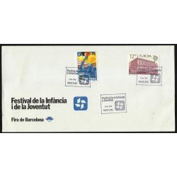 España 3107 1991 con matasello Festival de la Infancia i Juventud España 3107 1991 con matasello Festival de la Infancia i Juventud