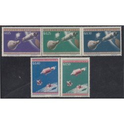 Paraguay 747/51 1964 Satélites MNH Paraguay 747/51 1964 Satélites MNH