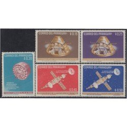 Paraguay 759/63 1964 Astronáutica MNH Paraguay 759/63 1964 Astronáutica MNH