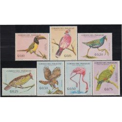 Paraguay 986/92 1969 Pájaros Birds MH Paraguay 986/92 1969 Pájaros Birds MH