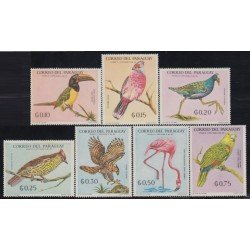 Paraguay 986/92 1969 Pájaros Birds MNH Paraguay 986/92 1969 Pájaros Birds MNH