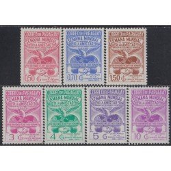 Paraguay 965/71 1968 Semana Mundial de la Amistad MNH Paraguay 965/71 1968 Semana Mundial de la Amistad MNH