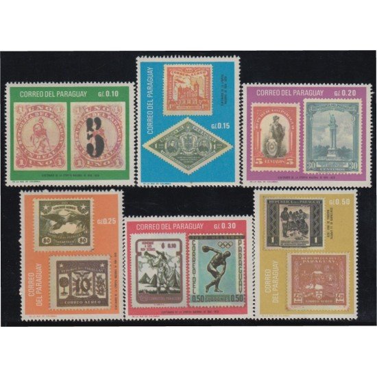 Paraguay 936/41 1968 Timbres paraguayos y filatelia temática MNH Paraguay 936/41 1968 Timbres paraguayos y filatelia temática MNH