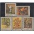 Paraguay 895/99 1967 Pinturas de Chardin Fontanesi Van Gogh MNH