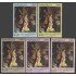 Paraguay 890/94 1967 Pinturas de Barocci MNH