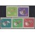 Paraguay 868/72 1967 Deportes de invierno MNH