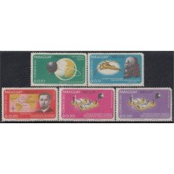 Paraguay 858/62 1967 Proyectos italianos MNH