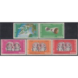 Paraguay 827/31 1966 Astronautas del Gemini MH Paraguay 827/31 1966 Astronautas del Gemini MH