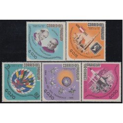 Paraguay 832/36 1966 Eventos diversos S.S Pablo VI MNH Paraguay 832/36 1966 Eventos diversos S.S Pablo VI MNH