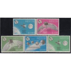 Paraguay 813/17 1965 Satélites MNH Paraguay 813/17 1965 Satélites MNH